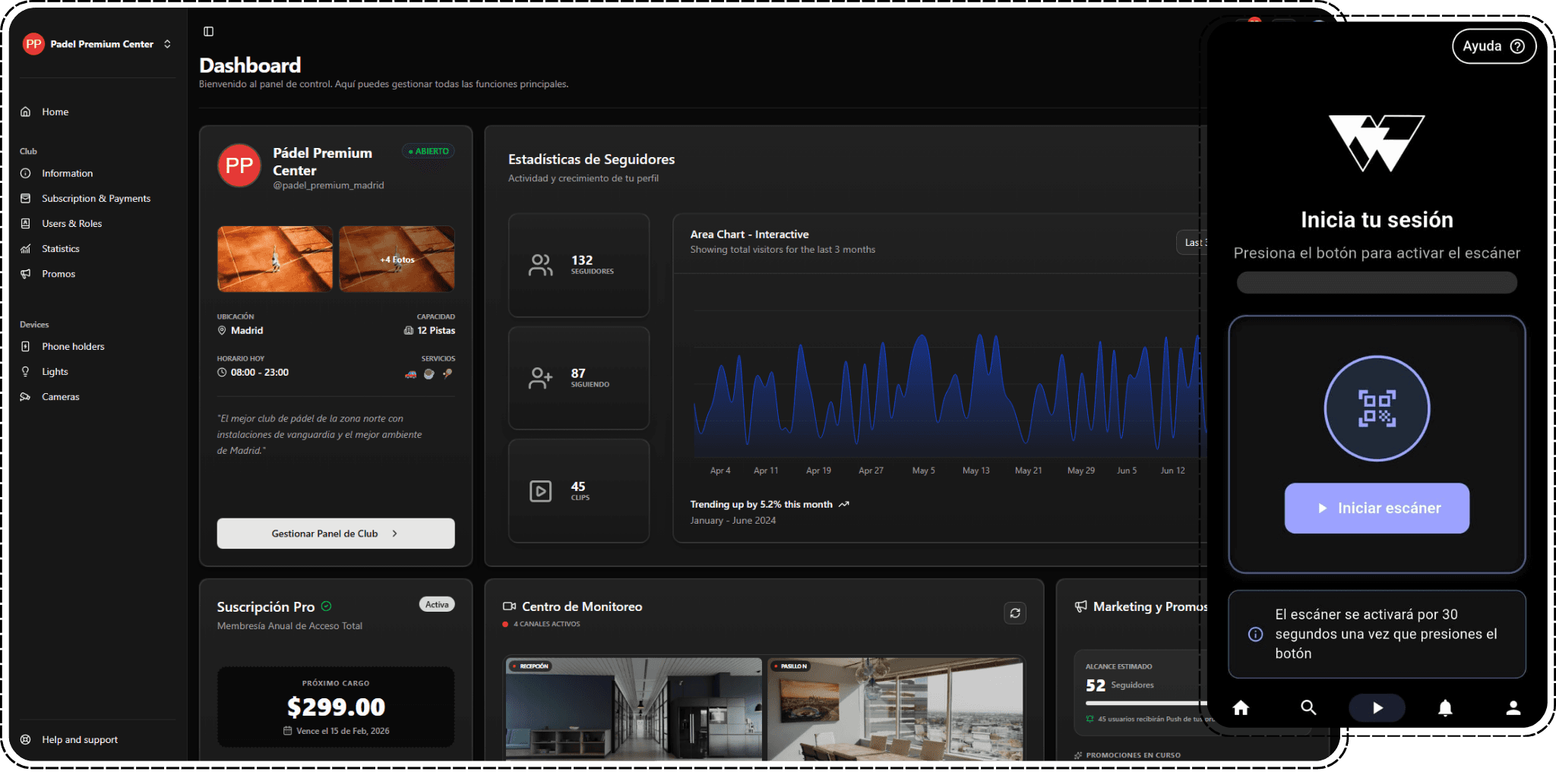 Demo de la app WatchThis